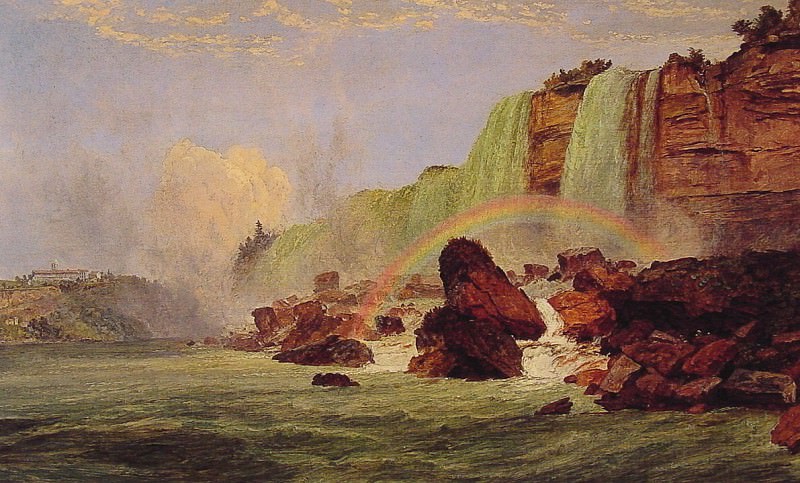 Niagara Falls with View of Clifton House. Jasper Francis Cropsey