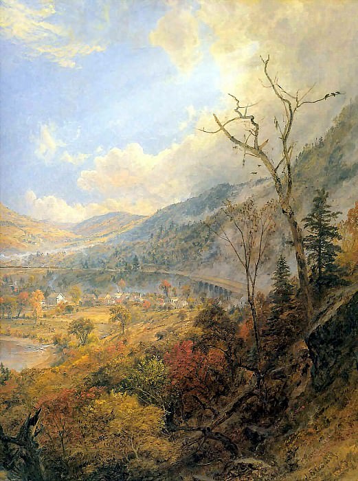 Виадук Старрукка, Пенсильвания, 1865. Джаспер Фрэнсис Кропси
