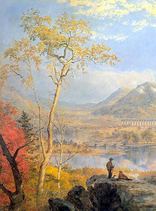 starrucca viaduct pennsylvania 1865. Jasper Francis Cropsey