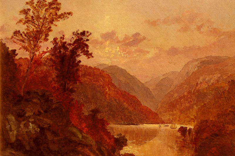 In The Highlands Of The Hudson. Jasper Francis Cropsey