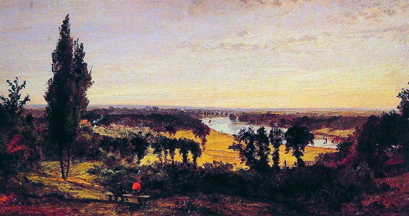 Richmond Hill and the Thames London. Jasper Francis Cropsey