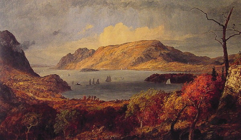 Gates of the Hudson. Jasper Francis Cropsey