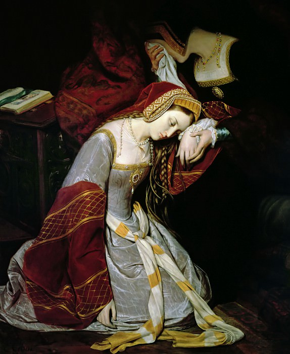 Anne Boleyn in the Tower. Edouard Cibot