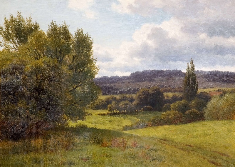 Пейзаж с деревьями. Генри Чидл