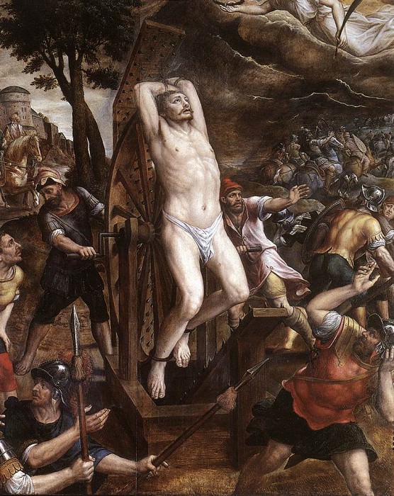 The Torture Of St George. Michiel van Coxie