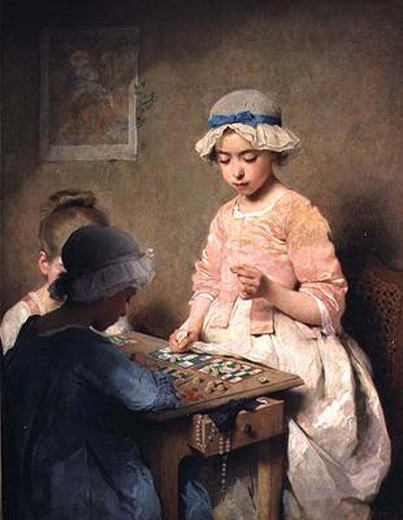 the game of lotto. Charles Joshua Chaplin