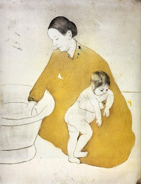 The Bath 1891. Mary Stevenson Cassatt