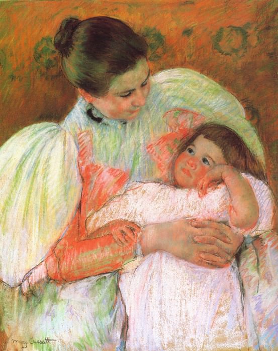Nurse and Child. Mary Stevenson Cassatt