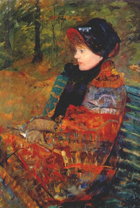 autumn (profile portrait of lydia cassatt) 1880. Mary Stevenson Cassatt