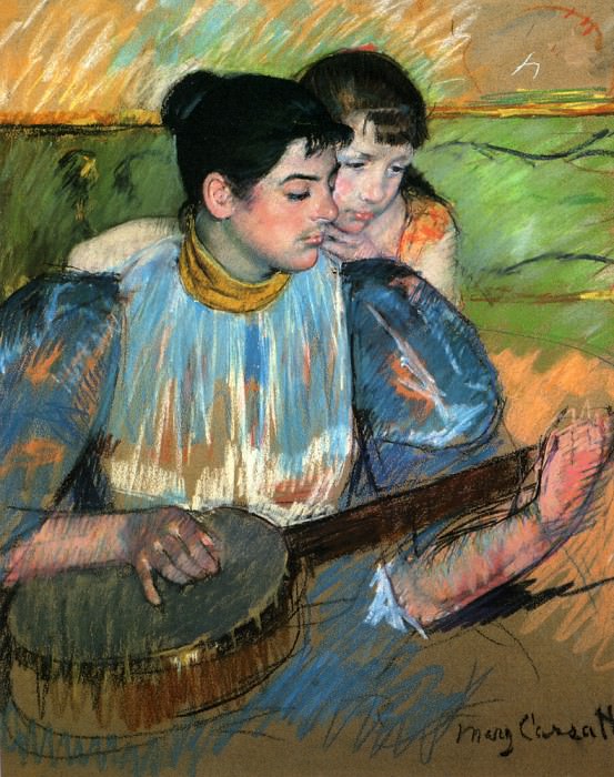 The Banjo Lesson. Mary Stevenson Cassatt