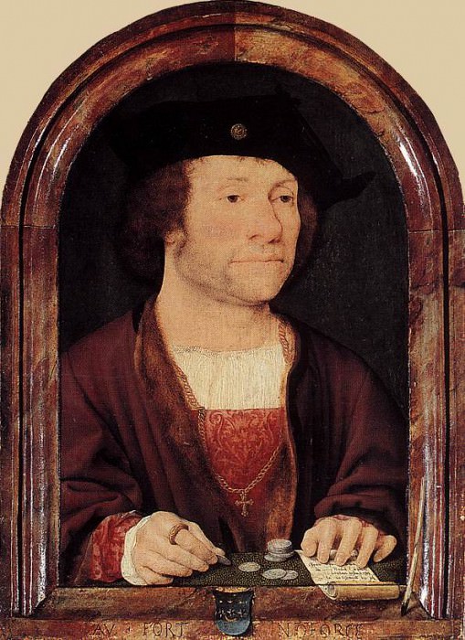 Portrait Of Anthonis Van Hilten. Joos Van Cleve