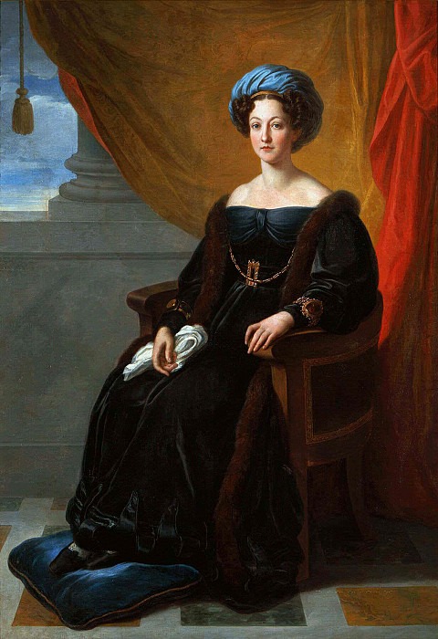 Portrait of Klementyna Ostrowska née Sanguszko. Vincenzo Camuccini