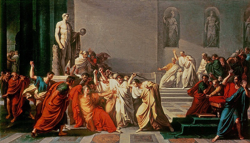 Death of Julius Caesar, Vincenzo Camuccini