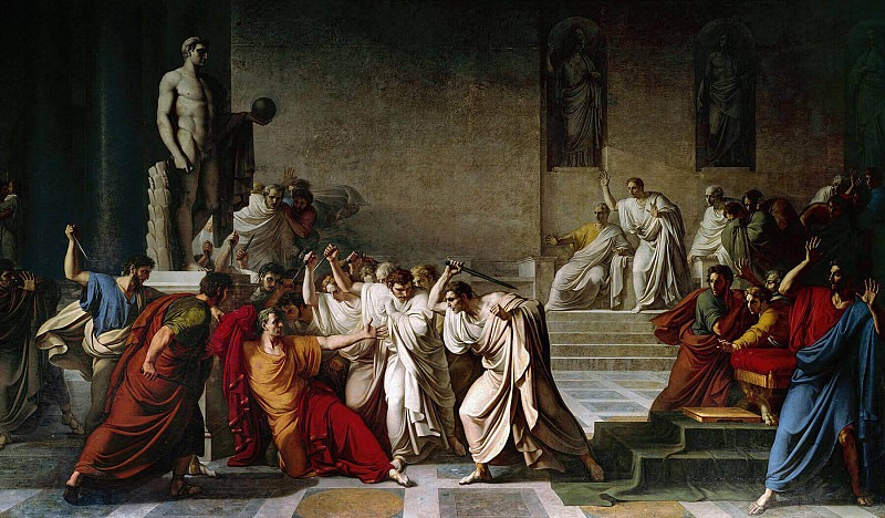 The Death of Caesar , Vincenzo Camuccini