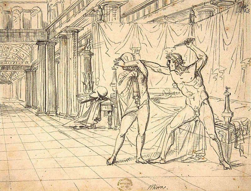 Tarquin and Lucrezia. Vincenzo Camuccini
