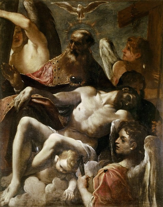 The Trinity with the Dead Christ. Lodovico Carracci