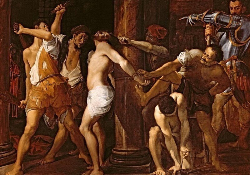 The Flagellation of Christ. Lodovico Carracci