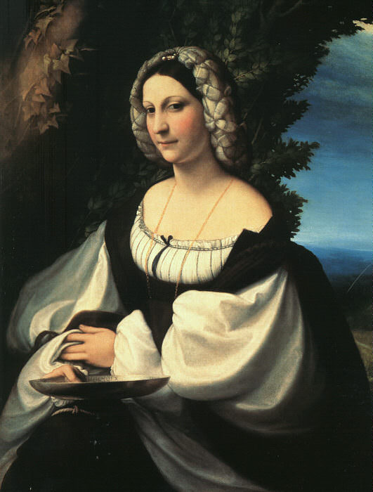 Portrait of a Gentlewoman. Correggio (Antonio Allegri)