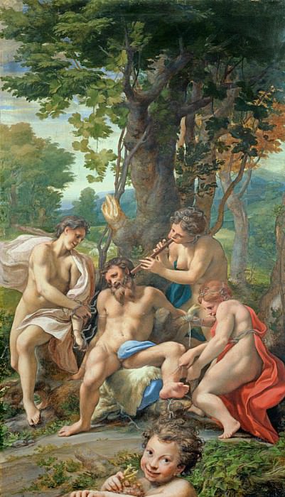 Allegory of the Vices. Correggio (Antonio Allegri)