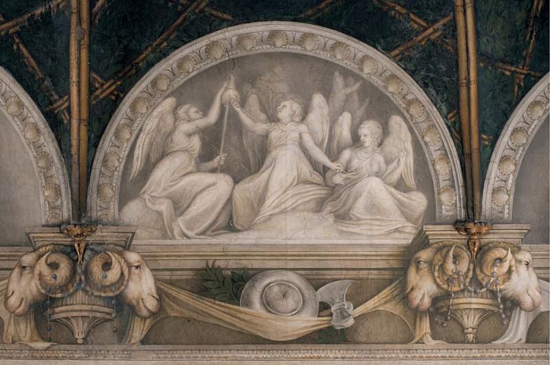 Фрески в монастыре Святого Павла в Парме. Корреджо (Антонио Аллегри)