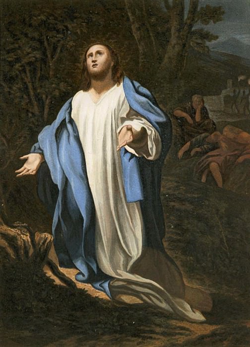 Christs agony in the garden. Correggio (Antonio Allegri)