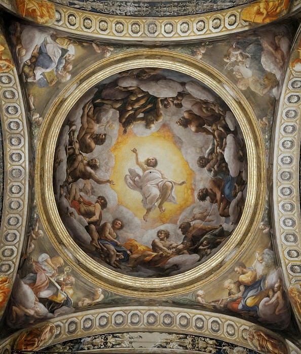 The Vision of St. John on Patmos. Correggio (Antonio Allegri)