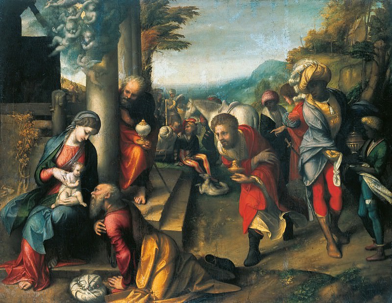 The Adoration of the Magi. Correggio (Antonio Allegri)