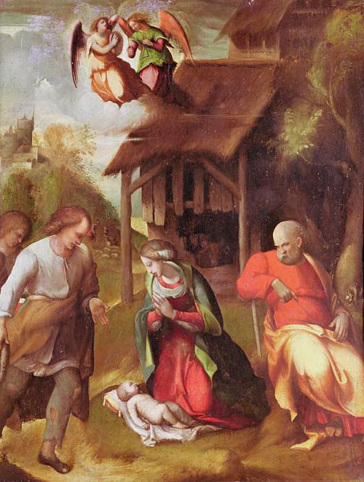 Adoration of the Shepherds. Correggio (Antonio Allegri)