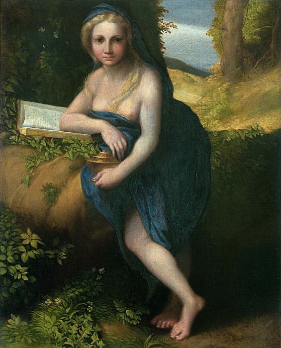The Magdalene. Correggio (Antonio Allegri)