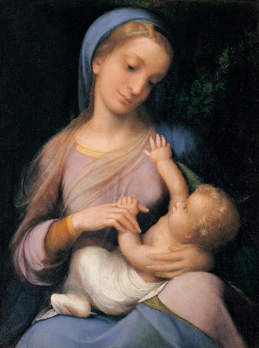 Madonna Campori (Madonna and Child). Correggio (Antonio Allegri)