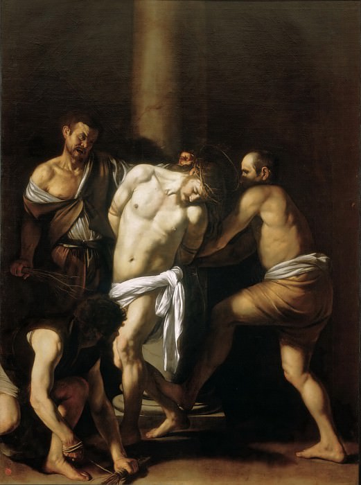 Flagellation of Christ. Michelangelo Merisi da Caravaggio