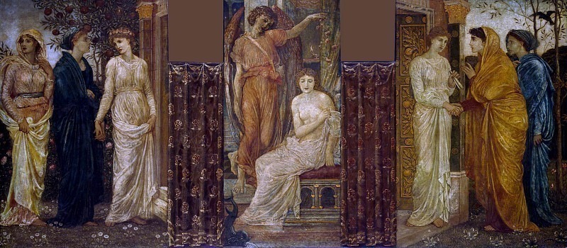 Cupid and Psyche - Psyche’s Sisters visit her at Cupid’s House. Sir Edward Crane