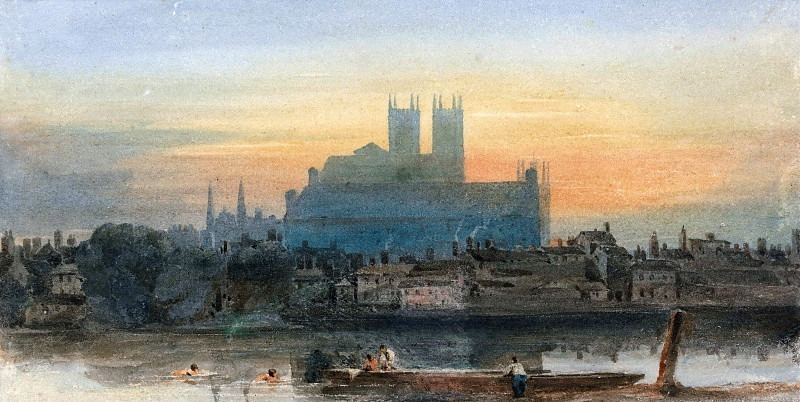 Westminster from Lambeth. David Cox