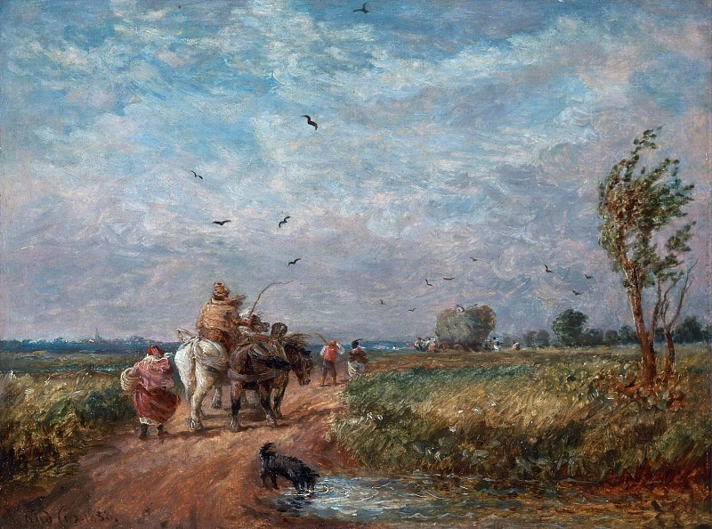 Going to the Hayfield. David Cox
