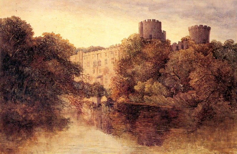 Castle In An Autumn Landscape. David Cox
