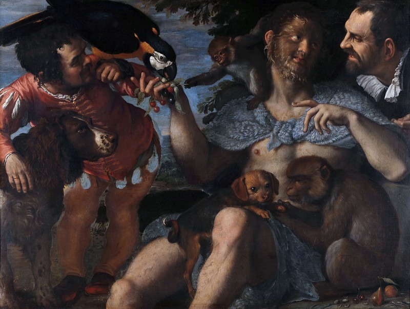Hairy Harry Mad Peter and Tiny Amon. Agostino Carracci