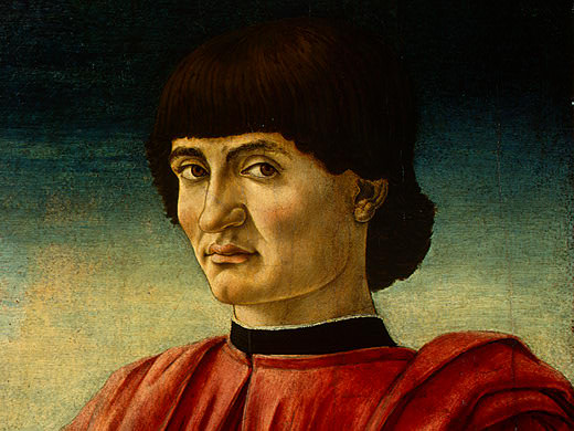 o Portrait of a Man, c.1450, Detalj. Andrea Del Castagno