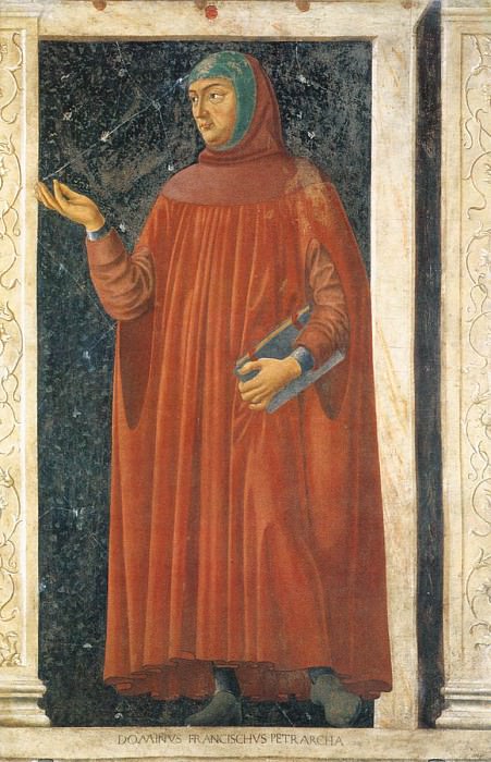 Известные лица: Франческо Петрарка. Андреа дель Кастаньо