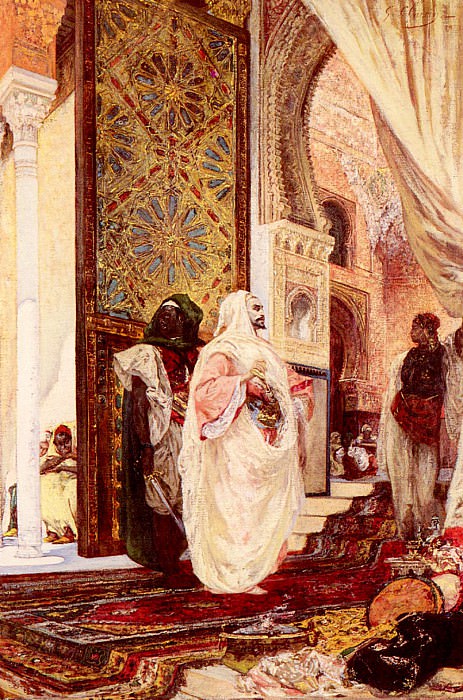 Entering The Harem. Georges Jules Victor Clairin