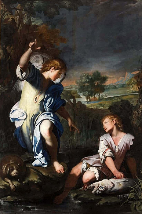 Tobias and the Angel. Giuseppe Castiglione