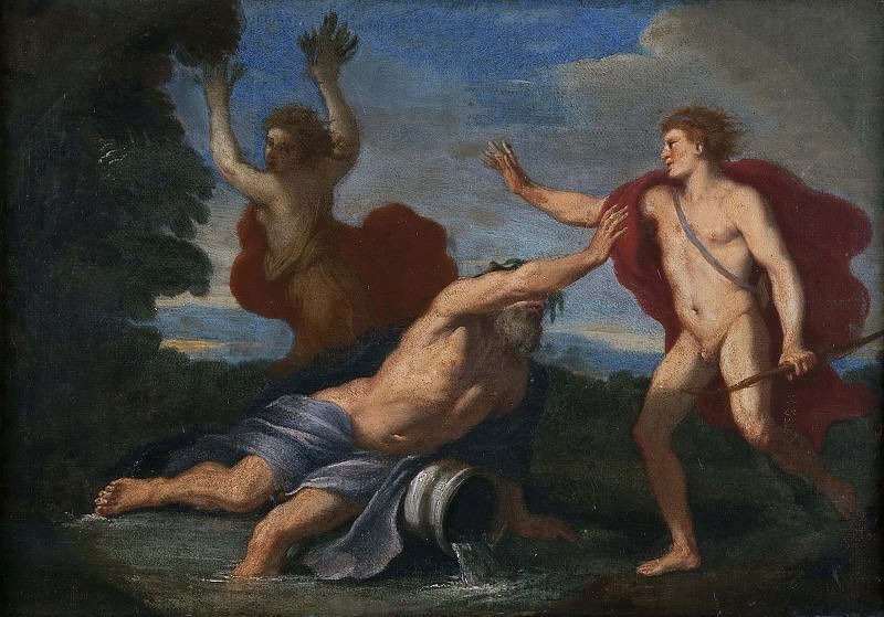 Apollo and Daphne. Placido Costanzi (Attributed)