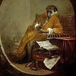 Le singe antiquaire-the monkey as collector of antiques, Jean Baptiste Siméon Chardin