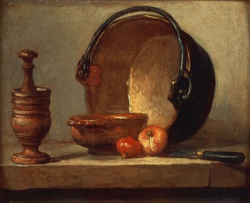 The Copper Cauldron. Jean Baptiste Siméon Chardin