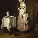 The Attentive Nurse, Jean Baptiste Siméon Chardin