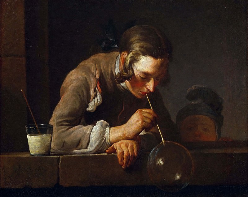Soap-bubbles. Jean Baptiste Siméon Chardin