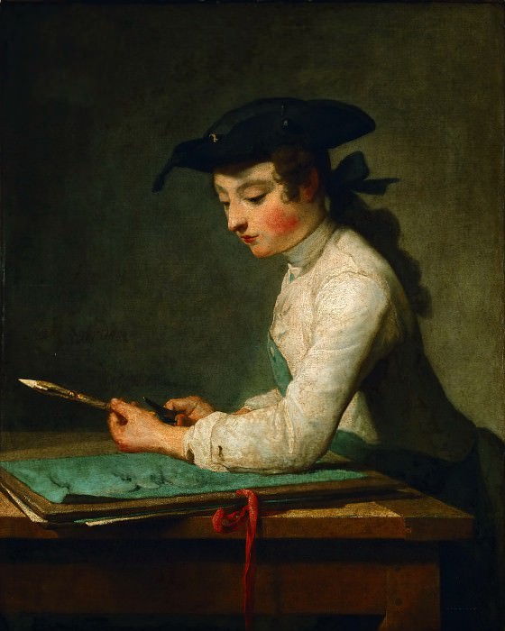 Young Draughtsman, Jean Baptiste Siméon Chardin