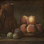 Fruit, Jug, and a Glass, Jean Baptiste Siméon Chardin