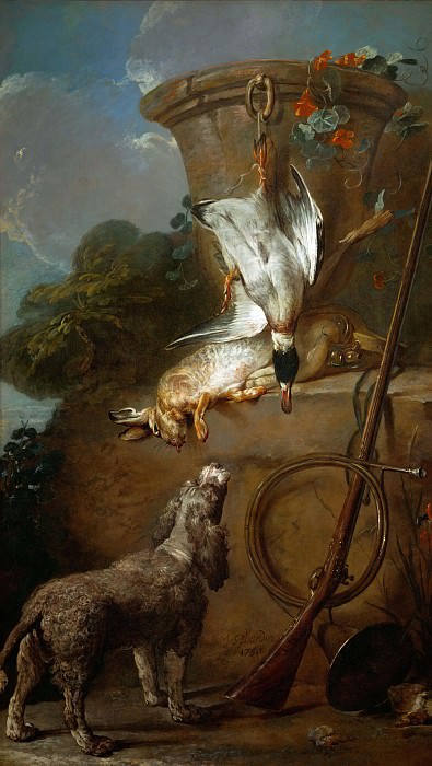 The Spaniel. Jean Baptiste Siméon Chardin