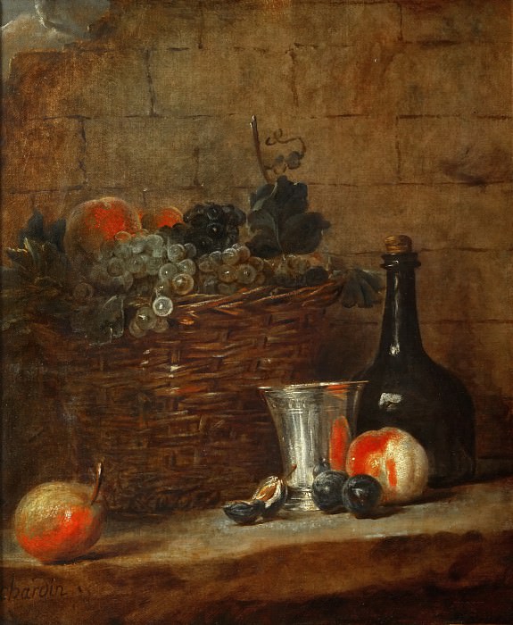 Still life with fruit, Jean Baptiste Siméon Chardin