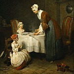 The Prayer before Meal, Jean Baptiste Siméon Chardin